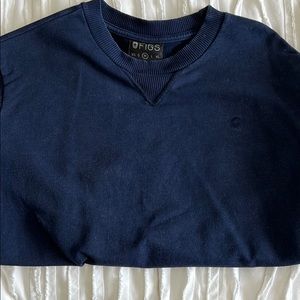 FIGS navy pullover sweatshirt